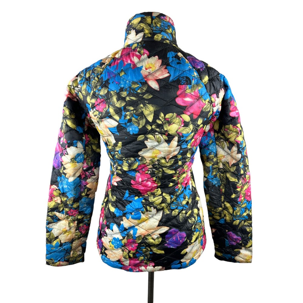 The North Face Floral Lotus Jacket Quilted Thermoball Puffer Full Zip Size Small - Picture 13 of 14
